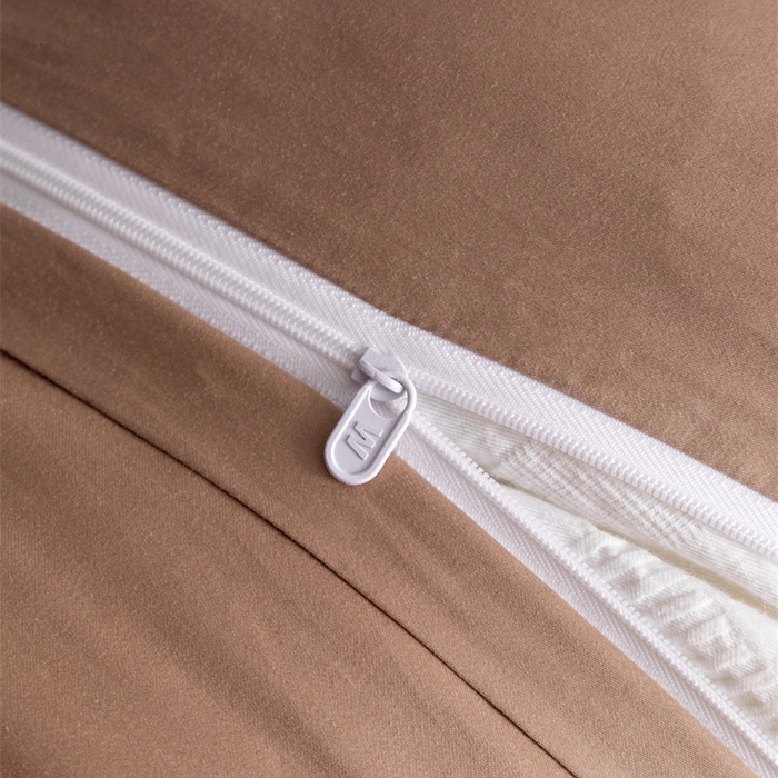 91家纺网 家纺一手货源 找家纺 2025新款50S100支全棉四件套单品系列-四件套 焦糖色