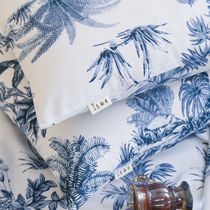 91家纺网 家纺一手货源 找家纺 慕绸家纺（原萌宝老粗布厂家） 2025直播爆款100%全棉加厚非遗老粗布 雾屿