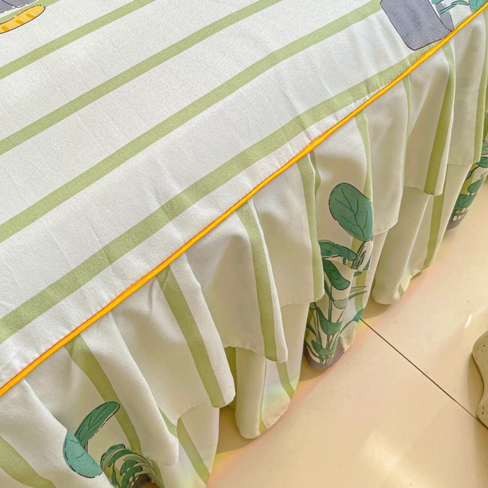 91家纺网 家纺一手货源 找家纺 艾橙 2025新款140克植物羊绒双边单床裙