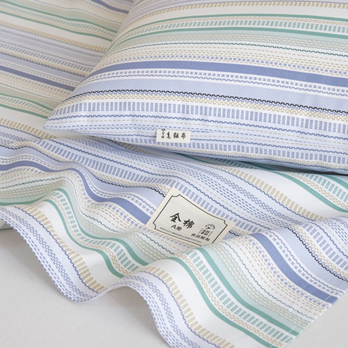 91家纺网 家纺一手货源 找家纺 慕绸家纺（原萌宝老粗布厂家） 2025直播爆款100%全棉加厚非遗老粗布 浮云拿铁