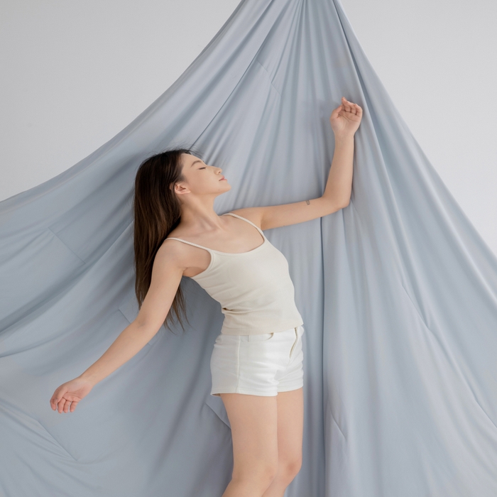 91家纺网 家纺一手货源 找家纺 兜米家居 2025新款亚朵同款夏季深睡被pro2夏凉被可机洗空调被透气被子 青空灰