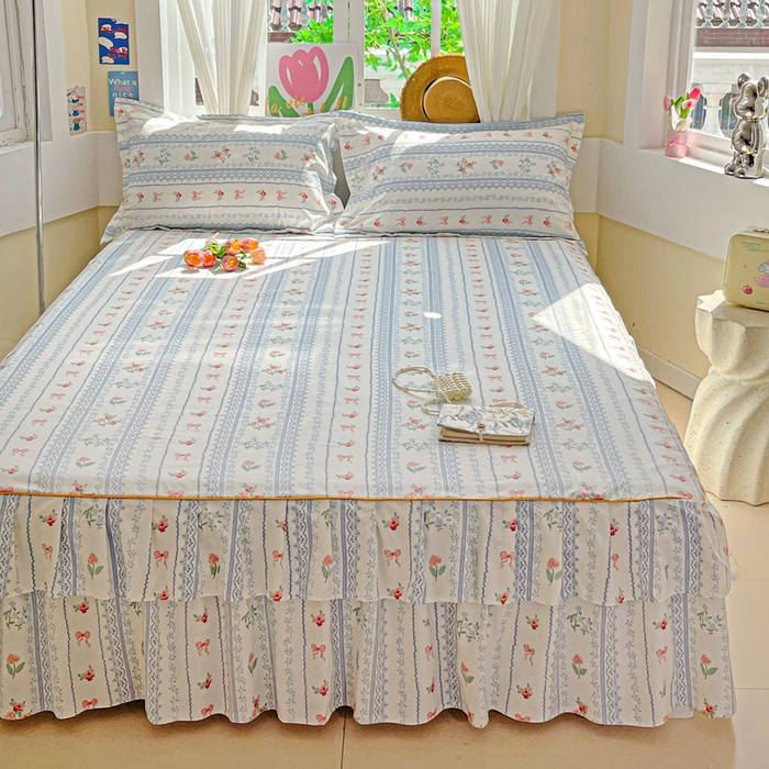 91家纺网 家纺一手货源 找家纺 艾橙 2025新款140克植物羊绒双边单床裙