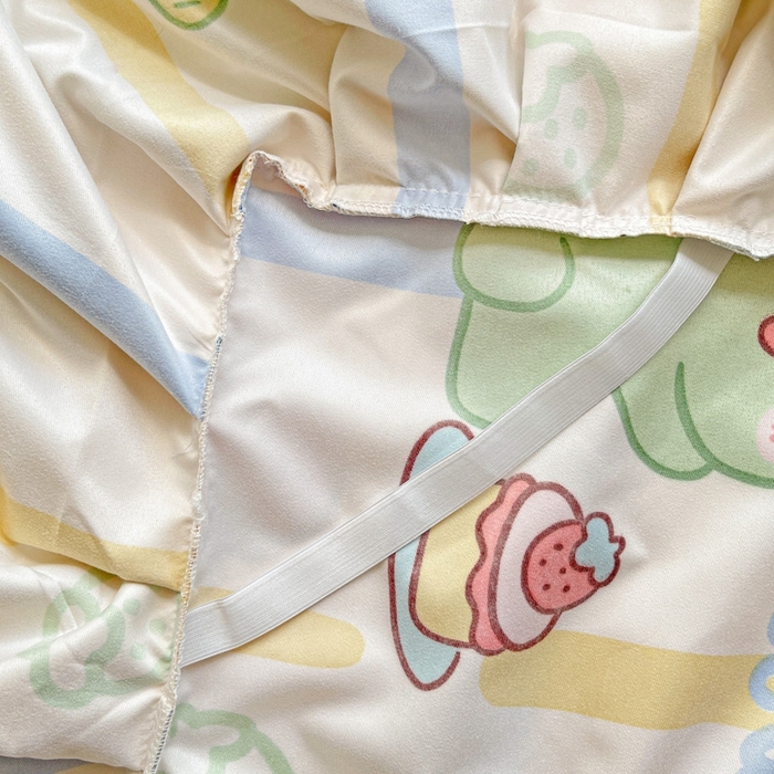 91家纺网 家纺一手货源 找家纺 艾橙 2025新款140克植物羊绒双边单床裙