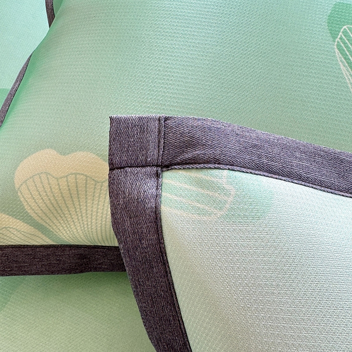 91家纺网 家纺一手货源 找家纺 518家纺 2025新款亲肤舒适A类碳光冰丝抗菌凉席【提供买家秀】席子【提供买家秀】-床笠款 银杏