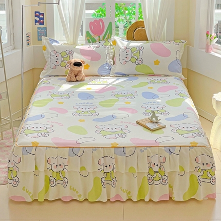 91家纺网 家纺一手货源 找家纺 （总）艾橙 2025新款140克植物羊绒双边单床裙