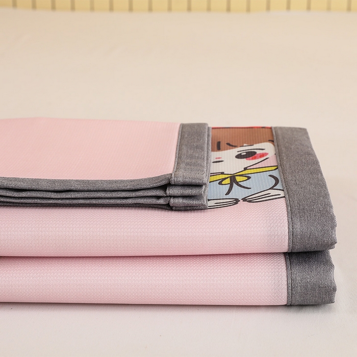 91家纺网 家纺一手货源 找家纺 518家纺 2025新款亲肤舒适A类碳光冰丝抗菌凉席【提供买家秀】席子【提供买家秀】-床笠款 元气女孩