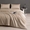 91家纺网 家纺一手货源 找家纺 2025新款50S100支全棉四件套单品系列-四件套 卡其色