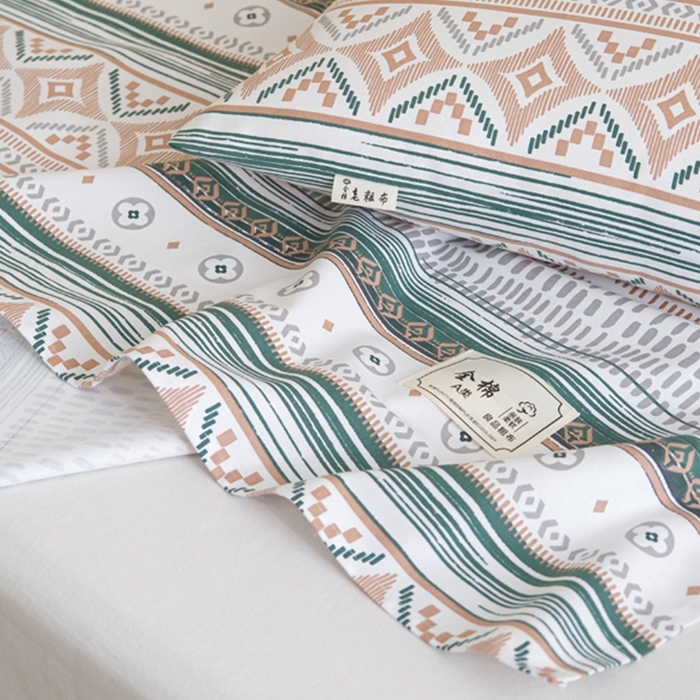 91家纺网 家纺一手货源 找家纺 慕绸家纺（原萌宝老粗布厂家） 2025直播爆款100%全棉加厚非遗老粗布 美拉德