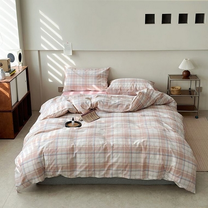 水洗的故事 2025新款全棉色织水洗棉四件套 云汐