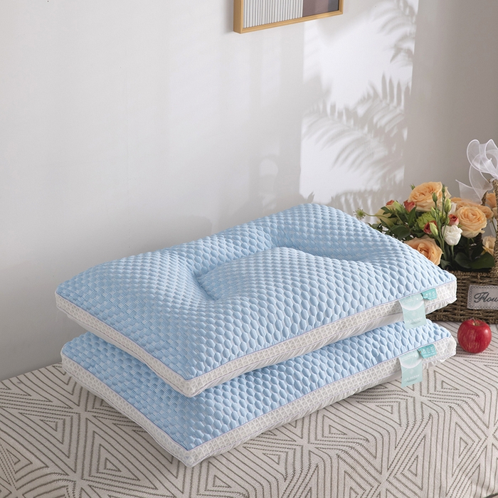 91家纺网 家纺一手货源 找家纺 （总）九州枕芯 2025新款冰丝凉感按摩枕