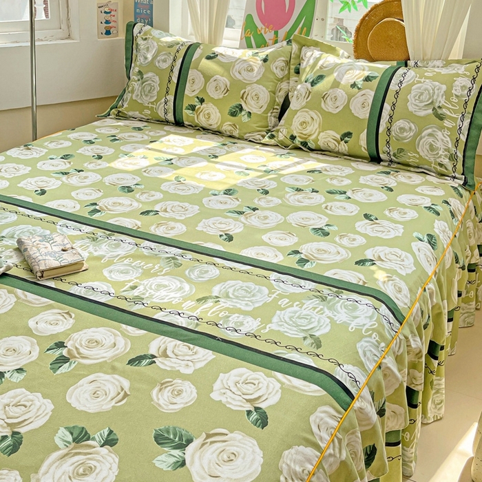 91家纺网 家纺一手货源 找家纺 艾橙 2025新款140克植物羊绒双边单床裙