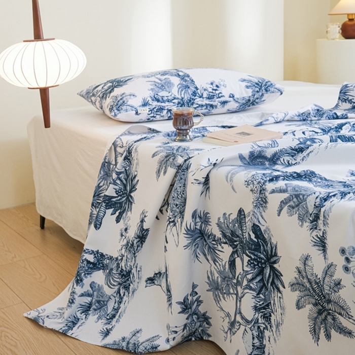 91家纺网 家纺一手货源 找家纺 慕绸家纺（原萌宝老粗布厂家） 2025直播爆款100%全棉加厚非遗老粗布 雾屿