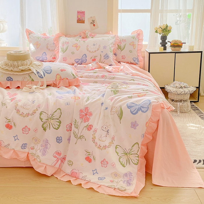 91家纺网 家纺一手货源 找家纺 （总）佳一家纺 2025新款亲肤水洗棉夏被