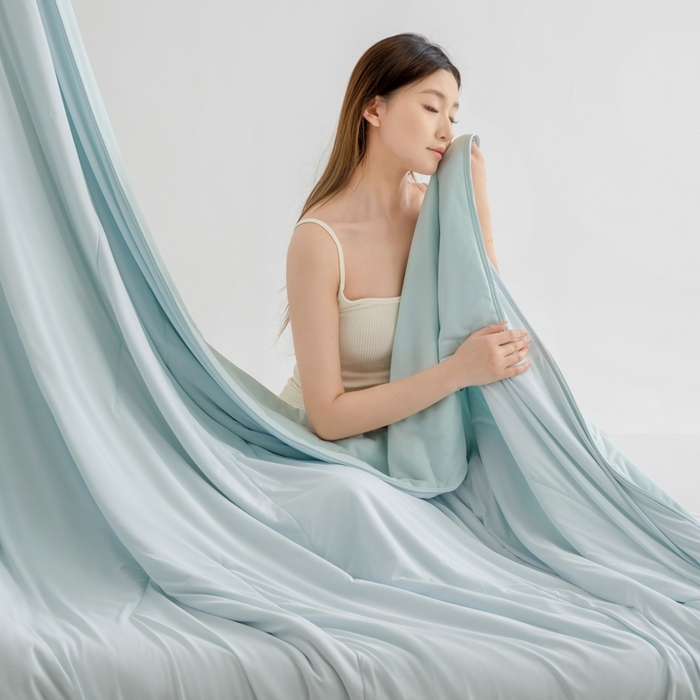 91家纺网 家纺一手货源 找家纺 兜米家居 2025新款亚朵同款夏季深睡被pro1夏凉被可机洗空调被透气被子 薄荷冰清