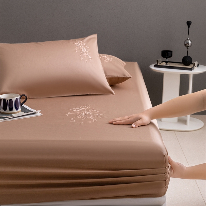 91家纺网 家纺一手货源 找家纺 （总）2025新款50S100支全棉四件套单品系列-单床笠