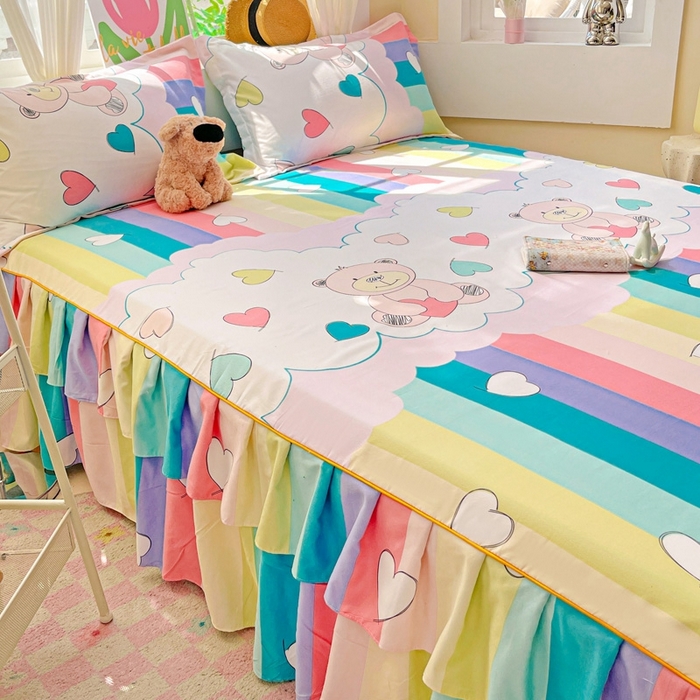 91家纺网 家纺一手货源 找家纺 艾橙 2025新款140克植物羊绒双边单床裙