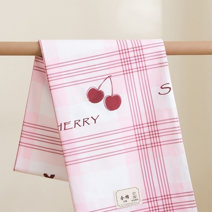 慕绸家纺（原萌宝老粗布厂家） 2025直播爆款100%全棉加厚非遗老粗布 安格红