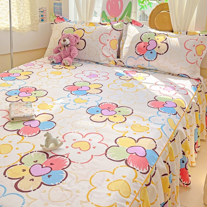 91家纺网 家纺一手货源 找家纺 艾橙 2025新款140克植物羊绒双边单床裙