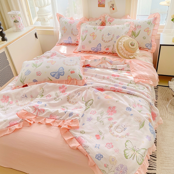 91家纺网 家纺一手货源 找家纺 （总）佳一家纺 2025新款亲肤水洗棉夏被