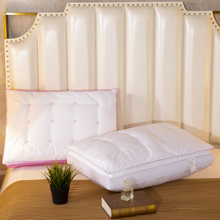 91家纺网 家纺一手货源 找家纺 （总）九州枕芯 2025新款二合一双层蚕丝枕