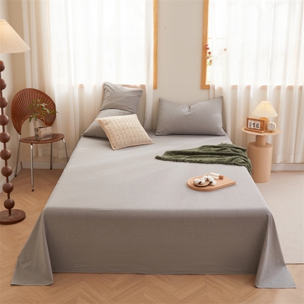 91家纺网 家纺一手货源 找家纺 （总）名优家纺 2025新款全棉色织水洗棉单品系列-单床单