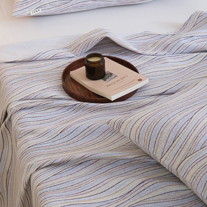 91家纺网 家纺一手货源 找家纺 慕绸家纺（原萌宝老粗布厂家） 2025直播爆款100%全棉加厚非遗老粗布 律动