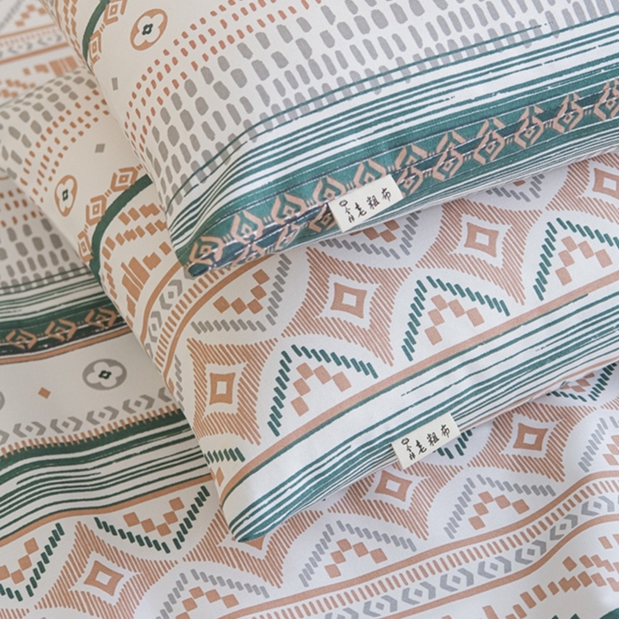 91家纺网 家纺一手货源 找家纺 慕绸家纺（原萌宝老粗布厂家） 2025直播爆款100%全棉加厚非遗老粗布 美拉德