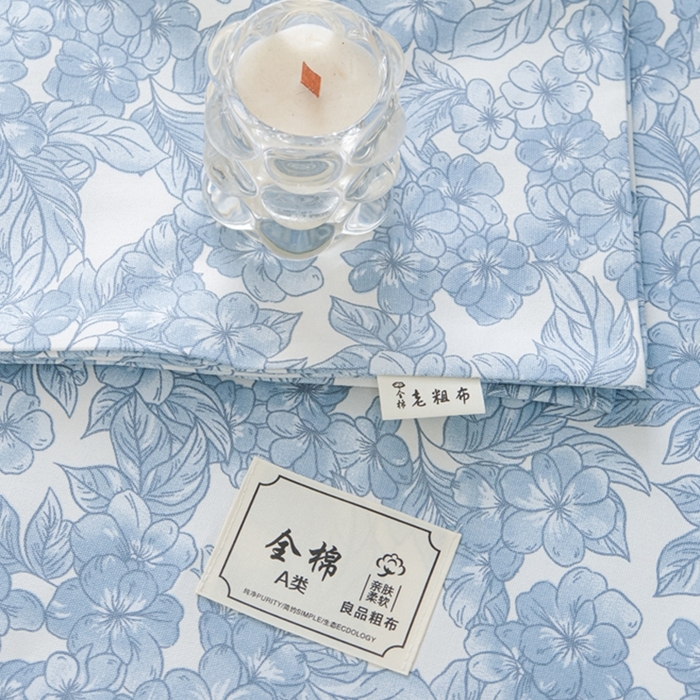 91家纺网 家纺一手货源 找家纺 慕绸家纺（原萌宝老粗布厂家） 2025直播爆款100%全棉加厚非遗老粗布 挪威