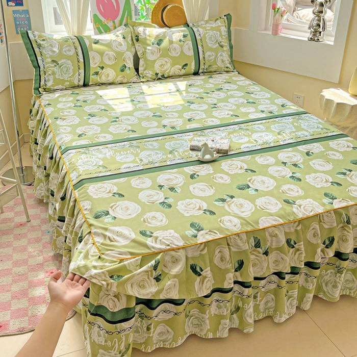 91家纺网 家纺一手货源 找家纺 艾橙 2025新款140克植物羊绒双边单床裙