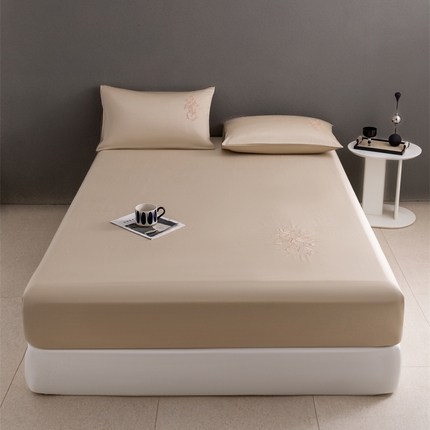 91家纺网 家纺一手货源 找家纺 （总）2025新款50S100支全棉四件套单品系列-单床笠