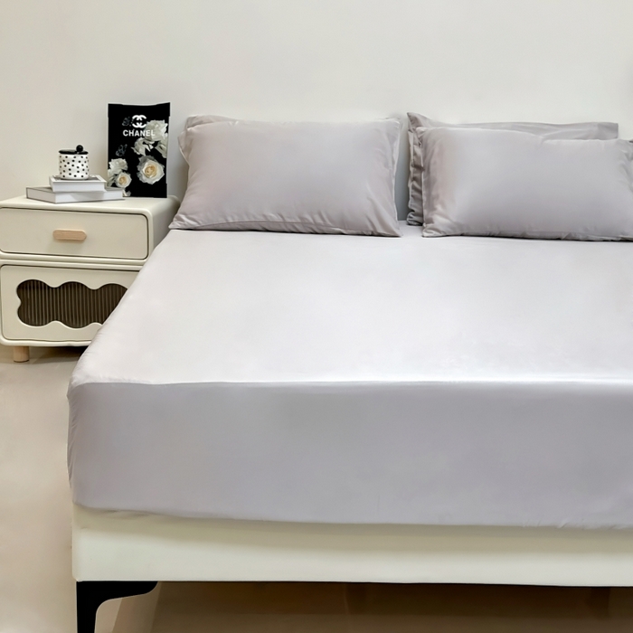 91家纺网 家纺一手货源 找家纺 （总）兜米家居 2025新款床笠A类水洗真丝床笠三件套