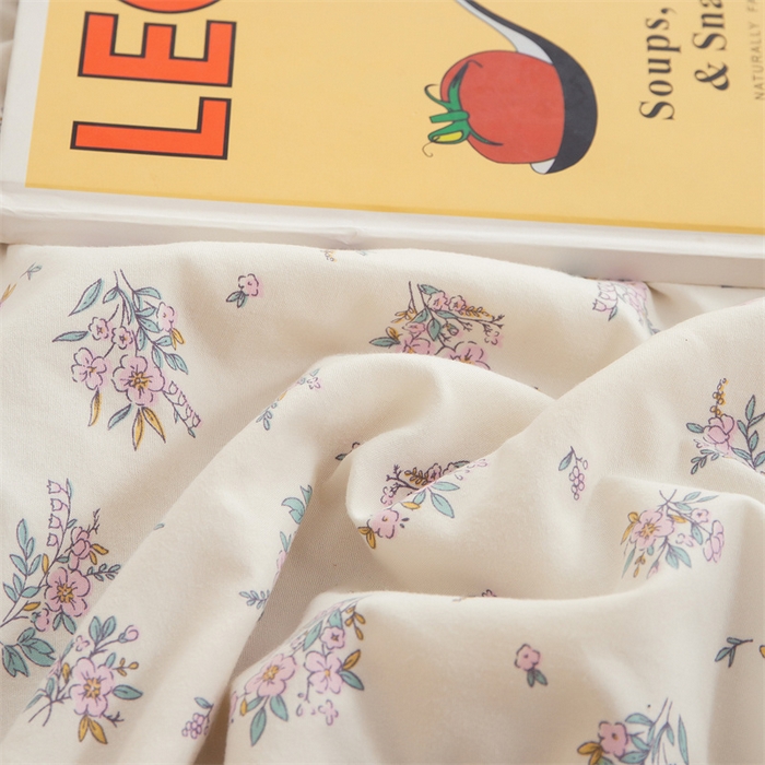 91家纺网 家纺一手货源 找家纺 博睿家纺 2025新款A类水洗双层纱皱皱纱大豆纤维被夏被夏凉被空调被 紫色花语