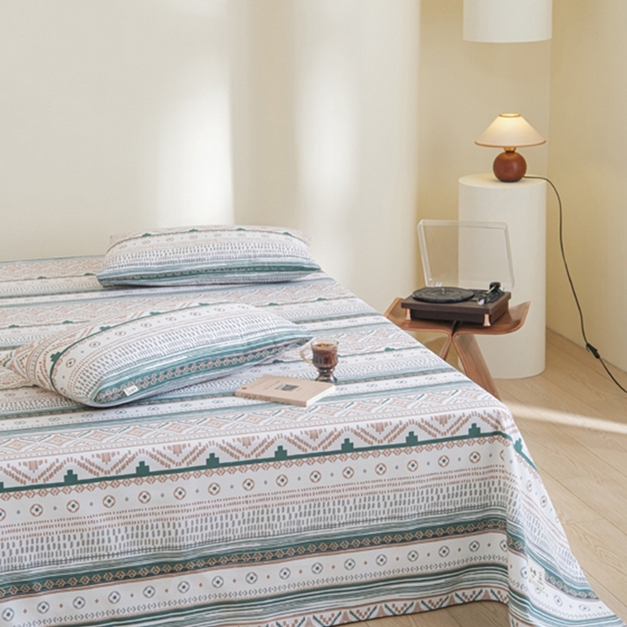 91家纺网 家纺一手货源 找家纺 慕绸家纺（原萌宝老粗布厂家） 2025直播爆款100%全棉加厚非遗老粗布 美拉德