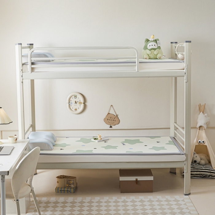 91家纺网 家纺一手货源 找家纺 （总）川悦生活 2025新款数码印花冰豆豆凉席床垫-学生床