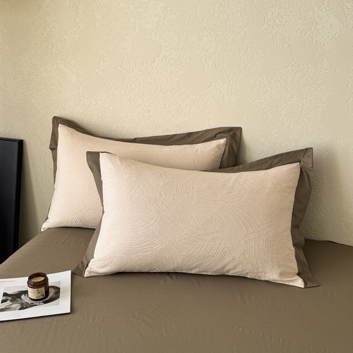 91家纺网 家纺一手货源 找家纺 （总）若未家居 LOVEWE HOUSE 2025新款50S色织空气层水洗大提花全棉四件套