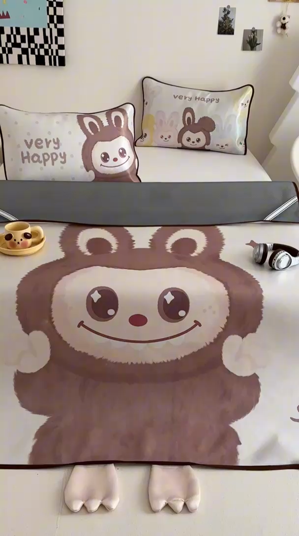 91家纺网 家纺一手货源 找家纺 美乐迪家纺 2025新款异形冰藤席 布布