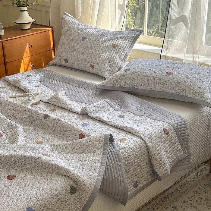 91家纺网 家纺一手货源 找家纺 （总）美优兰 2025春夏新款双面天丝高温砂洗床盖