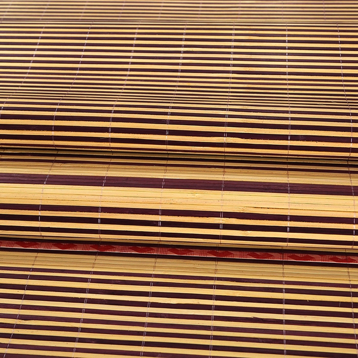 91家纺网 家纺一手货源 找家纺 鸣创 2025新款碳光竹席艾草驱蚊凉席草席藤席 精品木纹