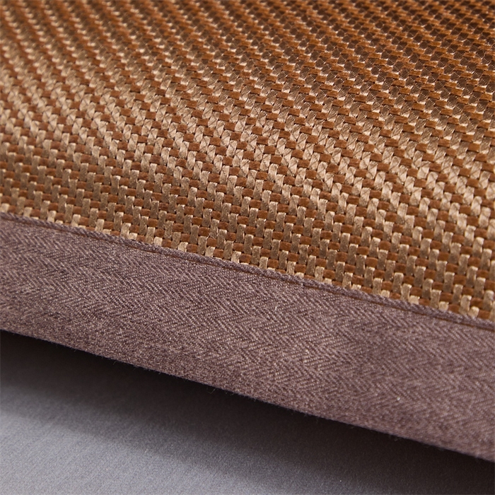 91家纺网 家纺一手货源 找家纺 织布人2025新款荞麦枕夏季凉感冰藤枕头竹面硬枕茶叶茉莉花夏凉枕头 夏凉直角冰藤-咖色【38*58茶香枕】