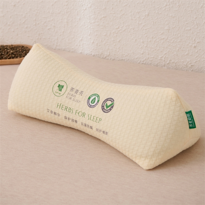 91家纺网 家纺一手货源 找家纺 （总）芯洲 2025新款针织棉荞麦三角枕护颈保健工艺枕枕头枕芯