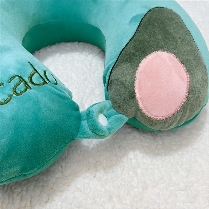 91家纺网 家纺一手货源 找家纺  卡奥 2025新款卡通U型枕护颈枕旅行颈椎枕 奇异果