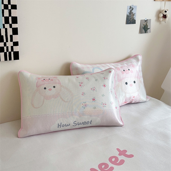 91家纺网 家纺一手货源 找家纺 美乐迪家纺 2025新款异形冰藤席 大耳兔