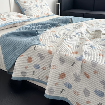 91家纺网 家纺一手货源 找家纺 （总）美优兰 2025春夏新款双面天丝高温砂洗床盖