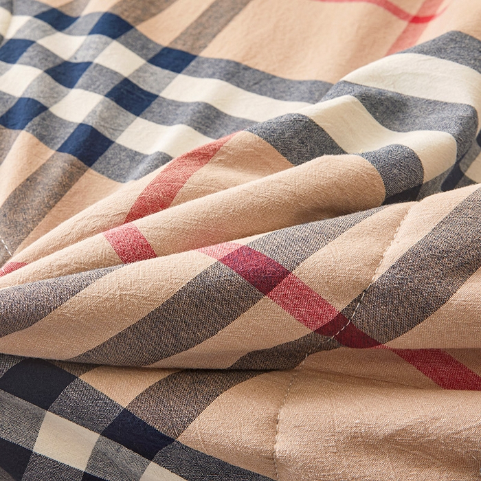 91家纺网 家纺一手货源 找家纺 秋泽家纺 2025新款全棉色织水洗棉棉花夏被夏凉被空调被 巴宝莉格