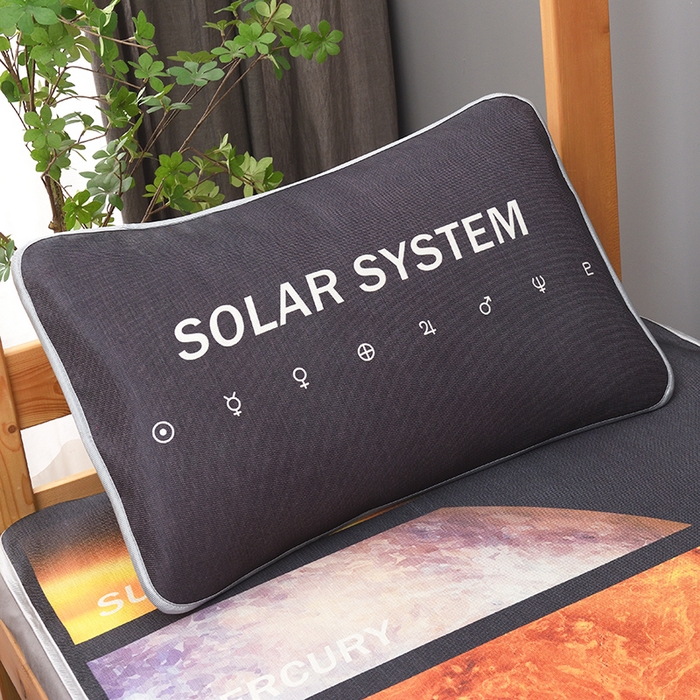 91家纺网 家纺一手货源 找家纺 多乐家纺 2025新款学生床数码大版印花冰丝凉席（专版花型） 八大星