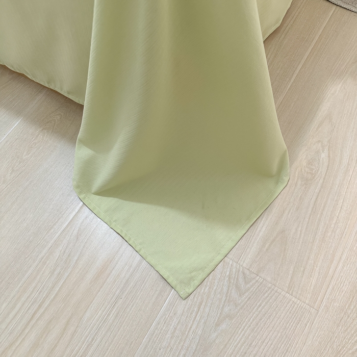 91家纺网 家纺一手货源 找家纺 多乐家纺 2025新款超柔加厚有氧提花针织小竺棉绣花四件套(提供买家秀） 小白-白绿