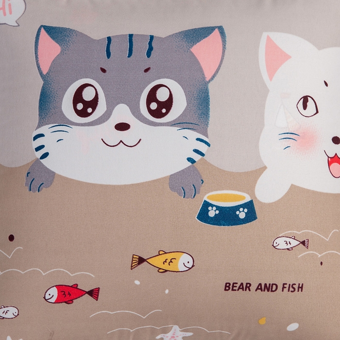 91家纺网 家纺一手货源 找家纺 悦织湾家纺 2025新款精疏棉抱枕被靠枕抱枕毯轻奢时尚卡通小清新电商直播热销款 咪咪爱