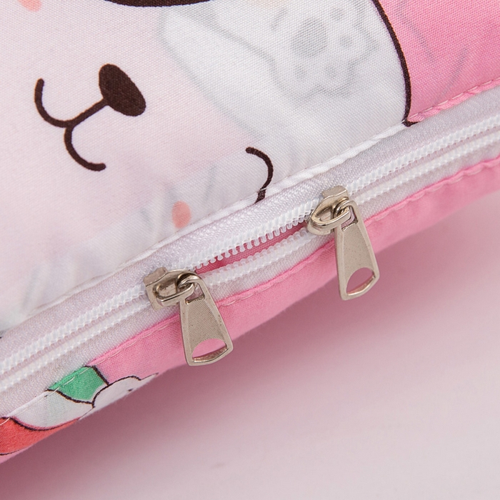 91家纺网 家纺一手货源 找家纺 悦织湾家纺 2025新款精疏棉抱枕被靠枕抱枕毯轻奢时尚卡通小清新电商直播热销款 甜蜜蜜