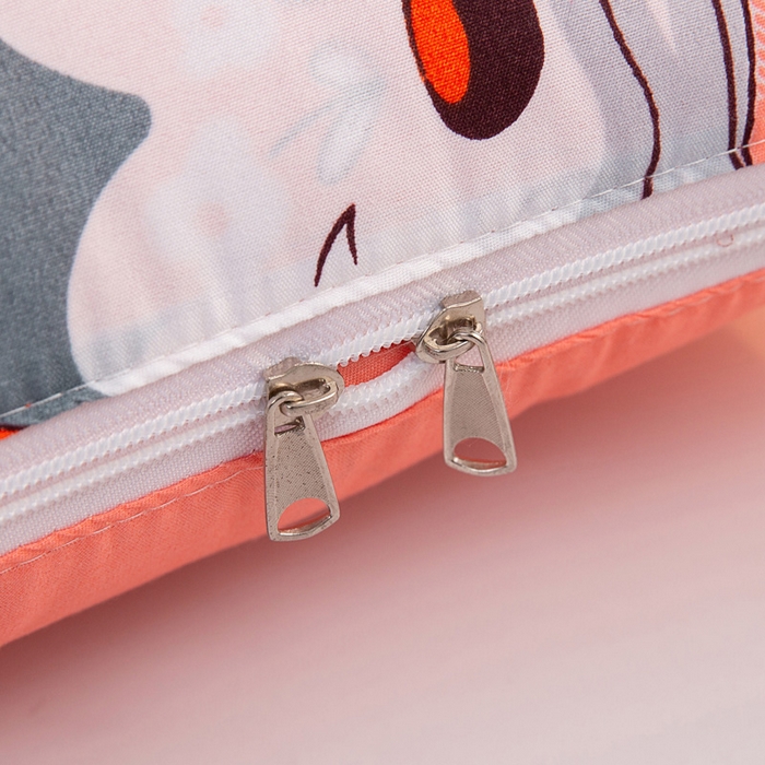 91家纺网 家纺一手货源 找家纺 悦织湾家纺 2025新款精疏棉抱枕被靠枕抱枕毯轻奢时尚卡通小清新电商直播热销款 萌萌乐园