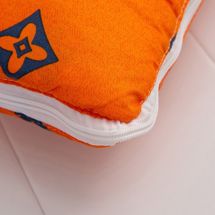 91家纺网 家纺一手货源 找家纺 悦织湾家纺 2025新款精疏棉抱枕被靠枕抱枕毯轻奢时尚卡通小清新电商直播热销款 幸运草 -桔